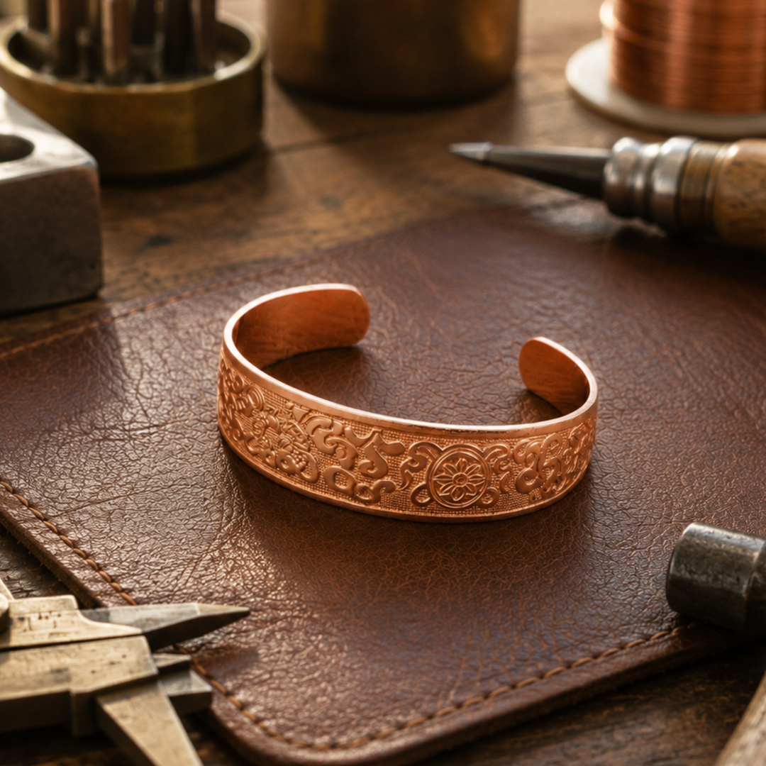 Relic Copper Bracelet by Thandi & Maya