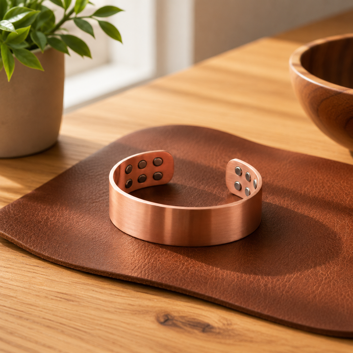 Anvil Copper Bracelet by Thandi & Maya