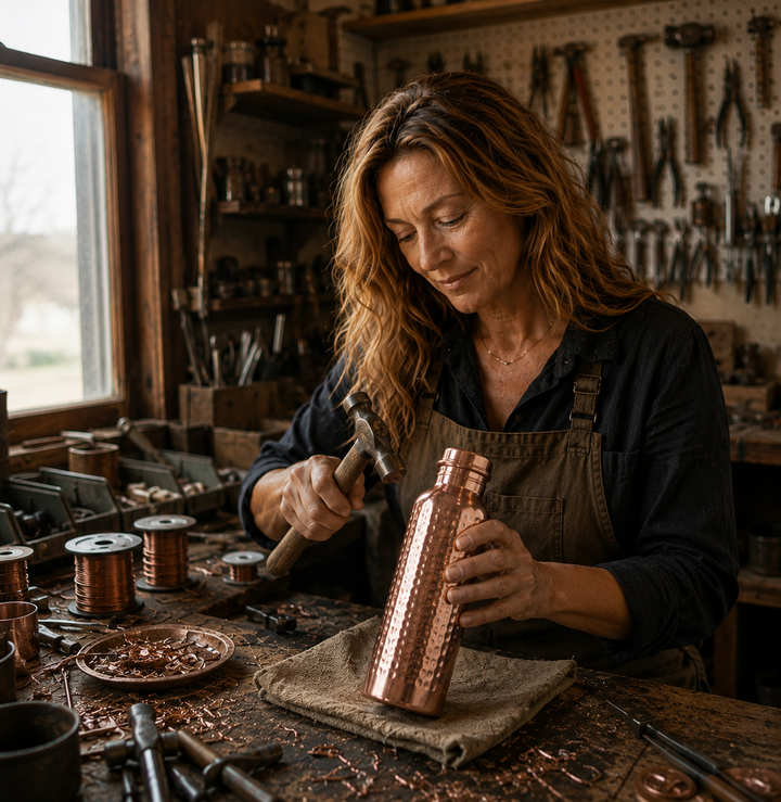 400ml Copper Mug by Thandi & Maya