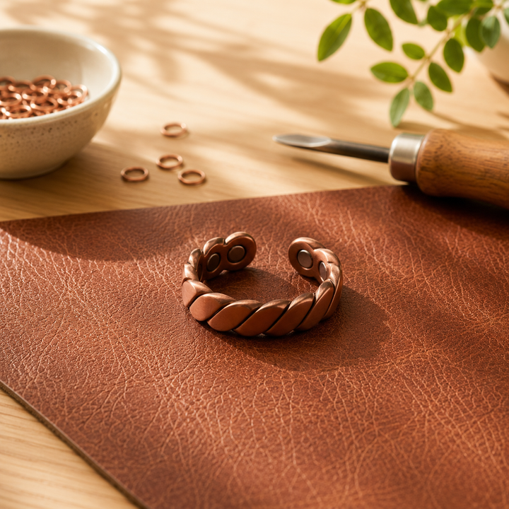 Knap Copper Ring by Thandi & Maya