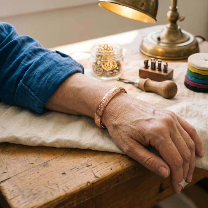 Bloom Copper Bracelet by Thandi & Maya