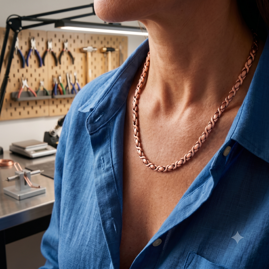 Cedar Copper Necklace by Thandi & Maya