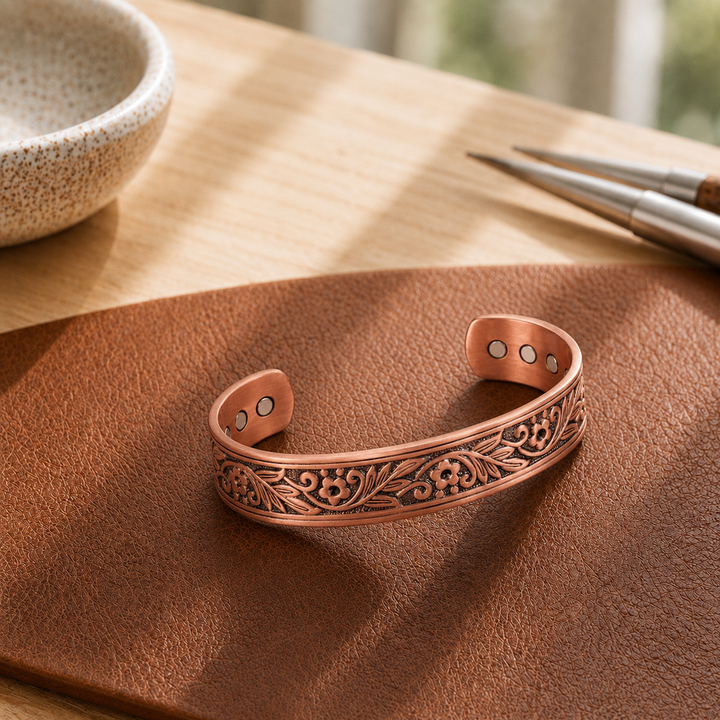 Sprig Style Copper Bracelet by Thandi & Maya
