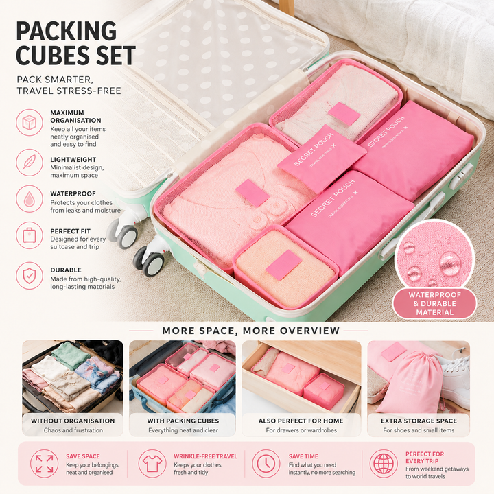 6-Piece Packing Cubes Set™