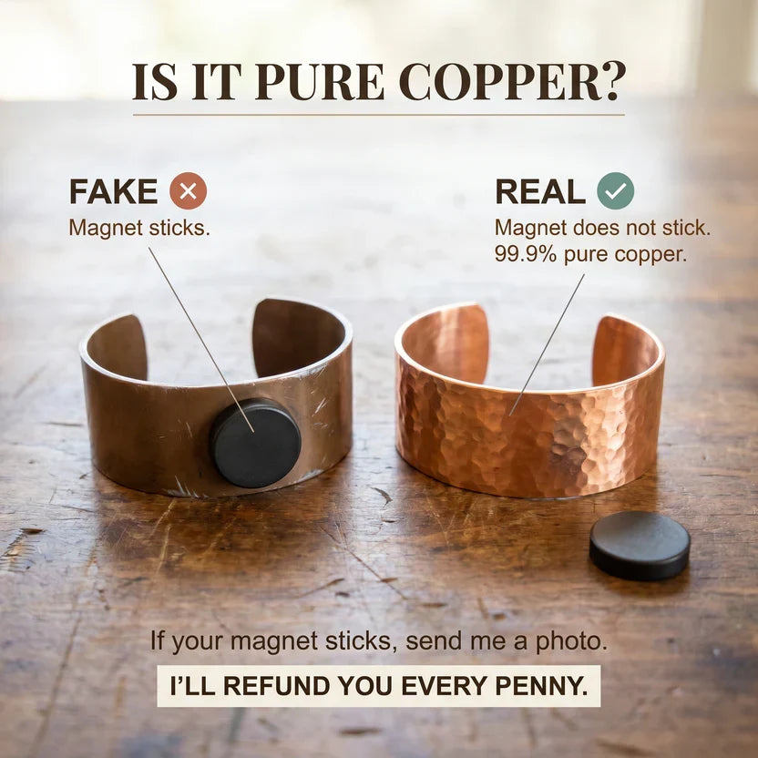 Bark Copper Bracelet by Thandi & Maya