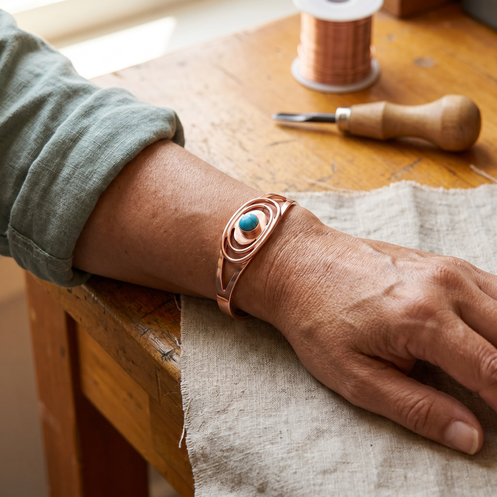 Sedge Copper Bracelet by Thandi & Maya
