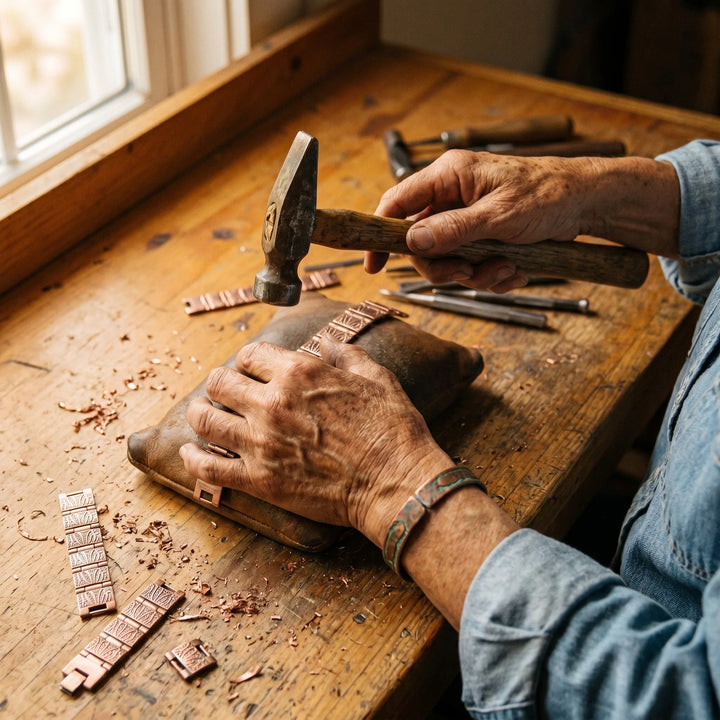 Grit Men's Copper Bracelet by Thandi & Maya