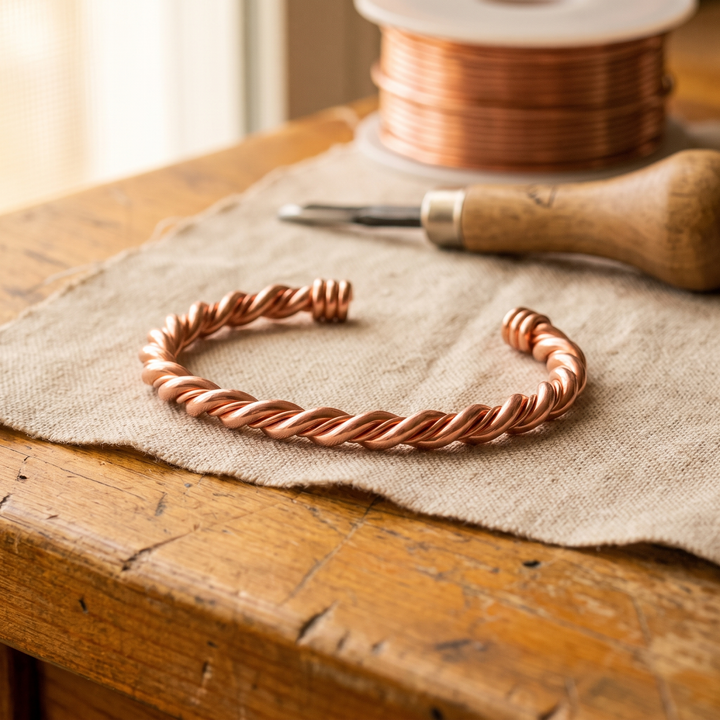 Tensor Copper Bracelet by Thandi & Maya