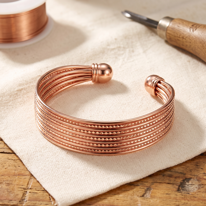 Swift Copper Bracelet by Thandi & Maya