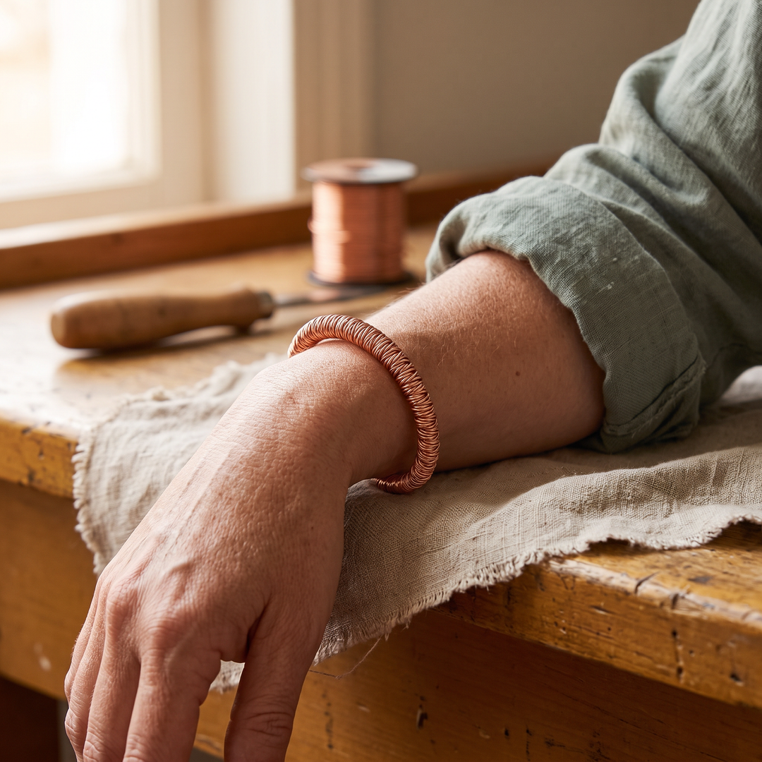 Fjord Copper Bracelet by Thandi & Maya