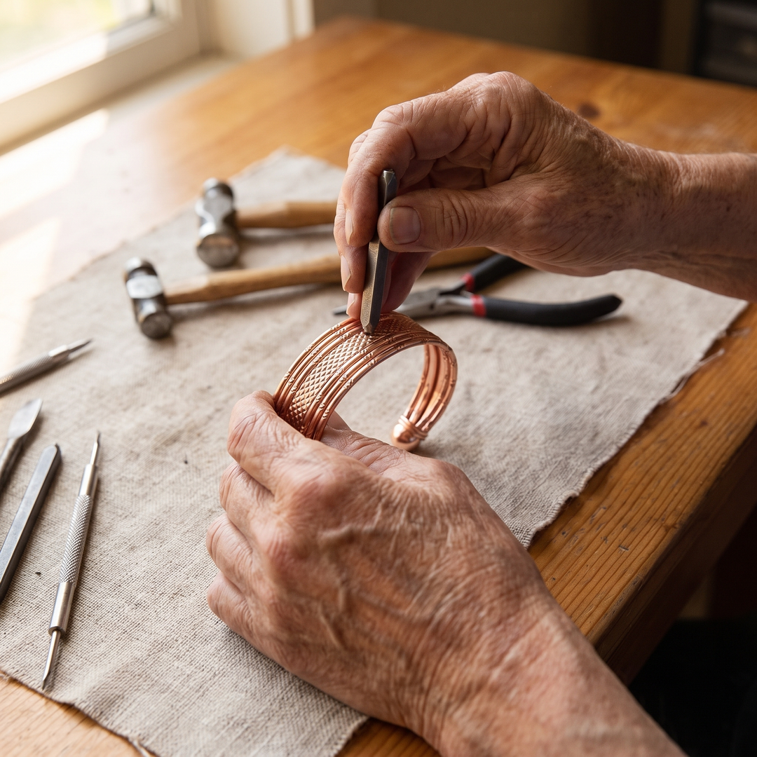 Bracken Copper Bracelet by Thandi & Maya