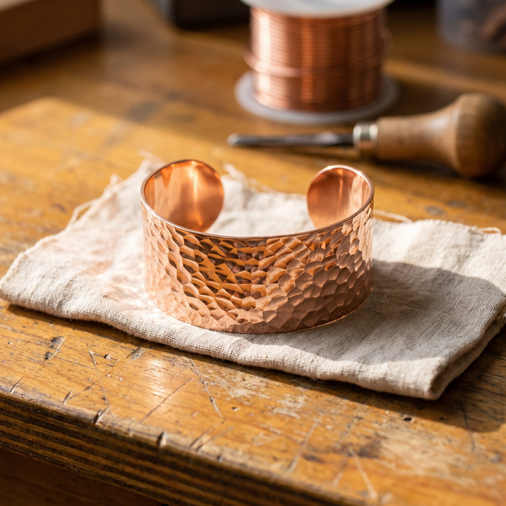 Forge Copper Bracelet by Thandi & Maya