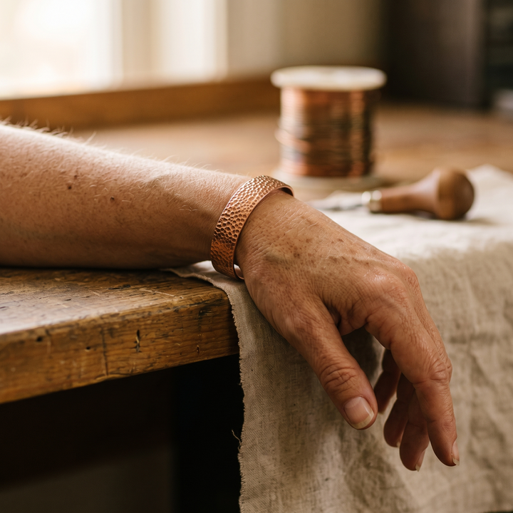 Moon Copper Bracelet by Thandi & Maya