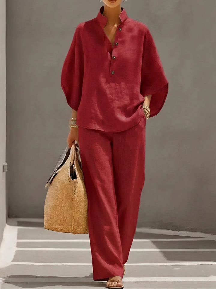 Elena | Set Casual in Cotone e Lino